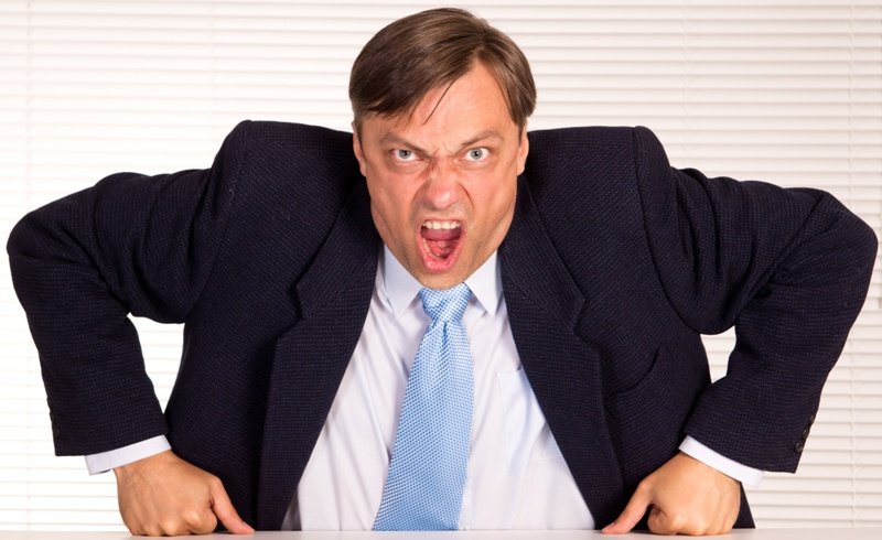 El mal comportamiento de un jefe